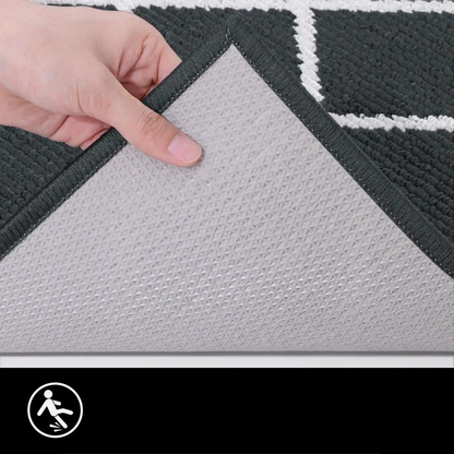Randig entrématta - halkfri och smutsavvisande | Perfekt för inomhusbruk
