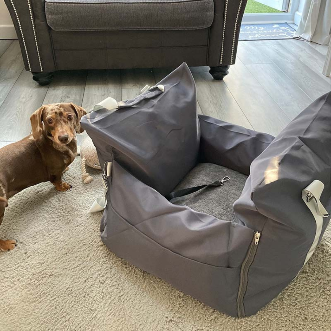 Hundbilstol vattentät resebädd för husdjur