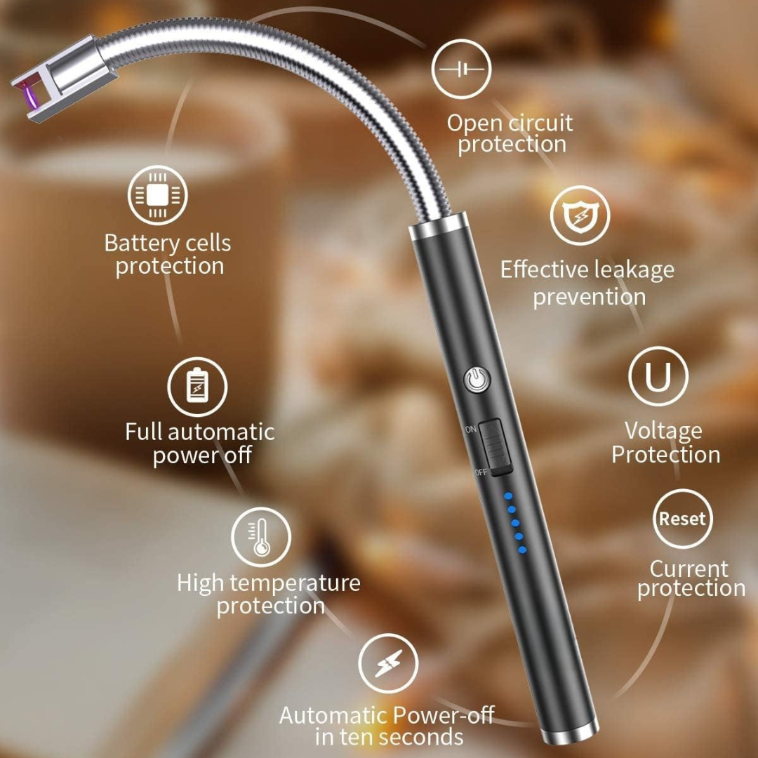Elektrisk USB-tändare med flexibel nacke