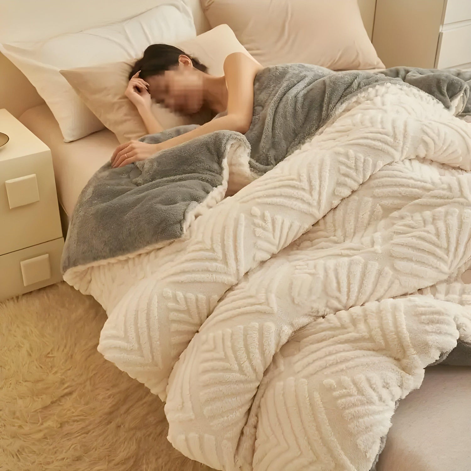 SleepEase Komforter - Ultra-mjuk Lönnlöv All-säsong Täcke