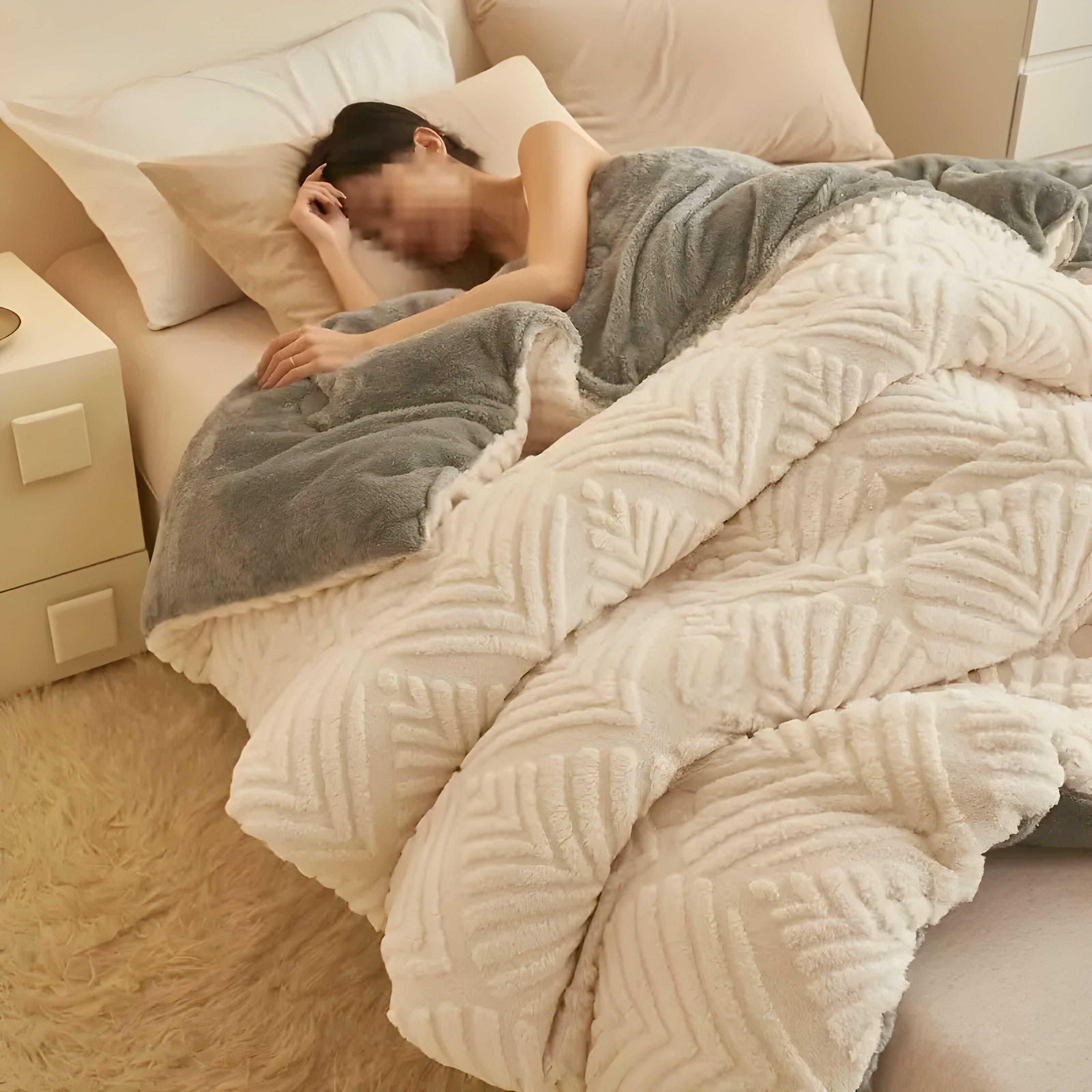 SleepEase Komforter - Ultra-mjuk Lönnlöv All-säsong Täcke