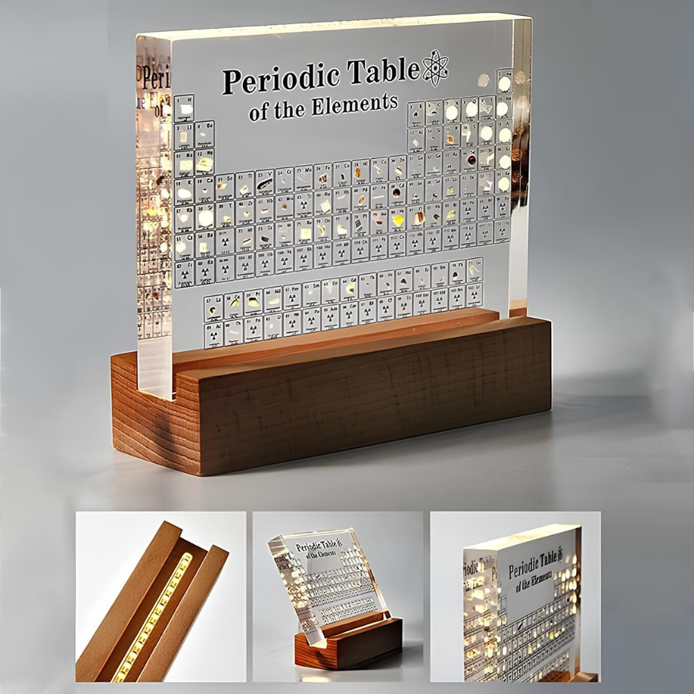 Upplysta Element Periodiska Tabel