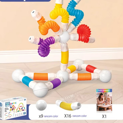 Montessori Formbara Magnetiska Block