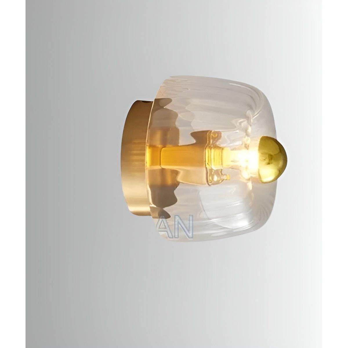 ScandiShine Light - Modern Skandinavisk Glas Vägglampa