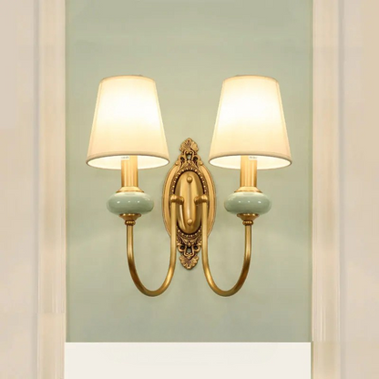 CopperGlow - Klassisk Vägglampa för Sovrum och Vardagsrum
