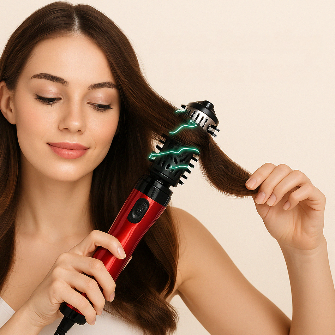 Hot Air Brush Rotating Ionic Hair Styler