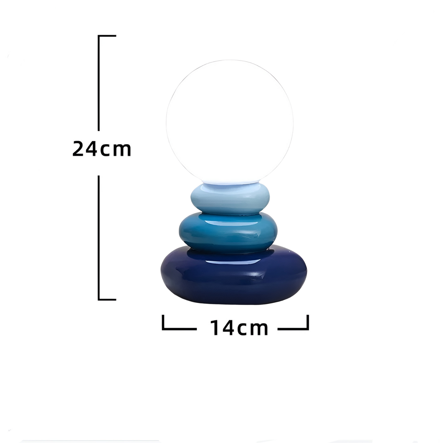 Carvallo - Modern Lampa Med Natursten För Fridfull Belysning