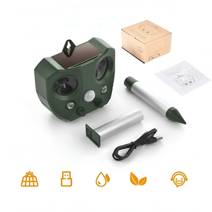 SafeScape - Solcellsdriven ultraljudsenhet för kemikaliefri skadedjursbekämpning