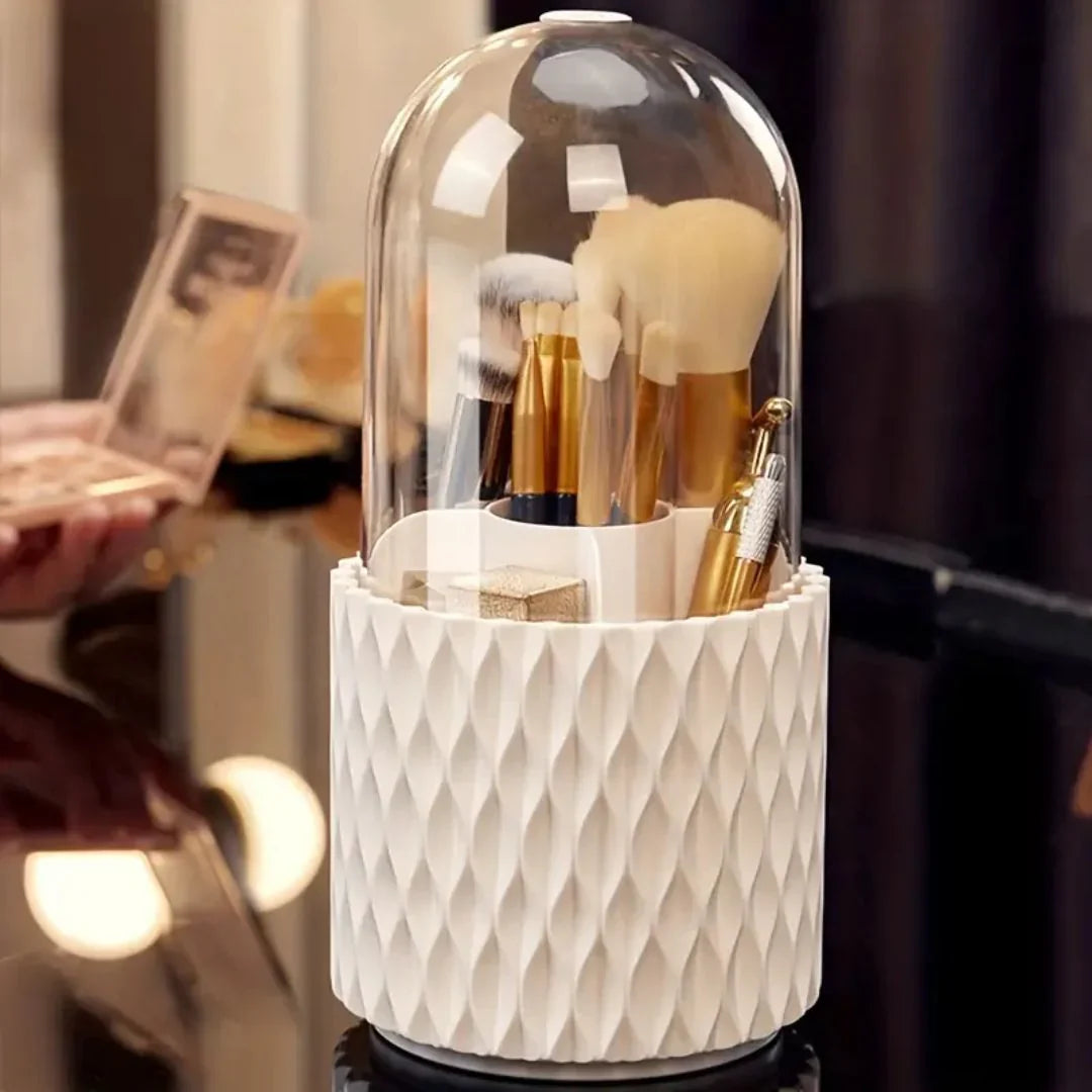 Lyx Make-up Penselhållare med skyddshuva