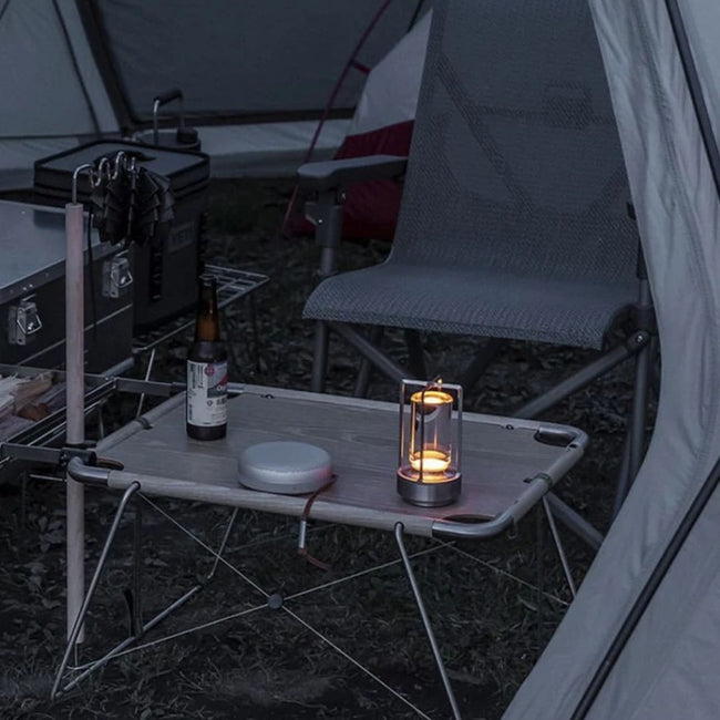 RetroGlow - Trådlös LED Skrivbordslampa med Vintage Charm