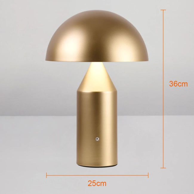 MushroomGlow - USB rechargeable LED lamp with touch control