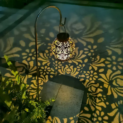 Väderbeständig LED solhänglampa för trädgården