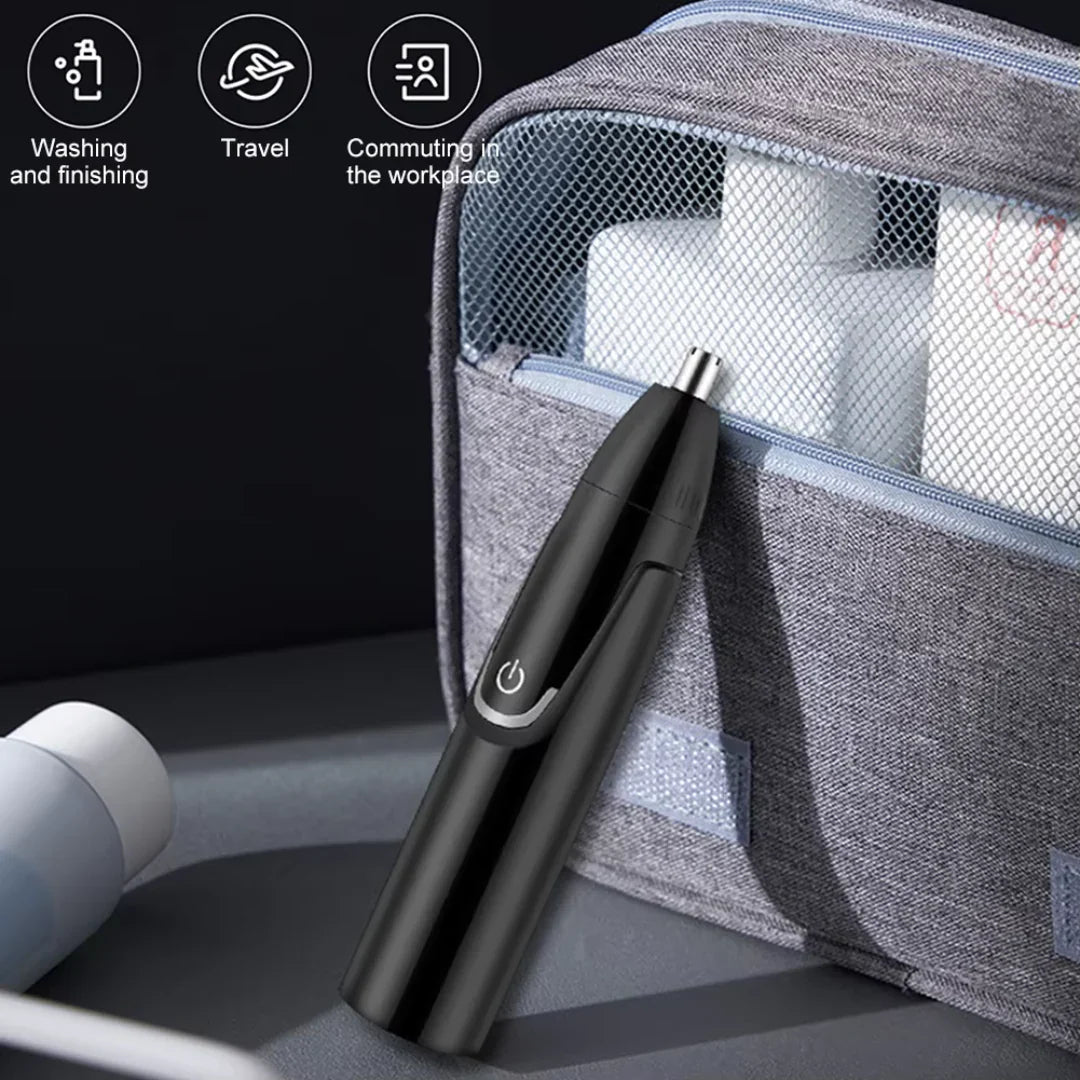 Uppladdningsbar näs- och öronhårstrimmer