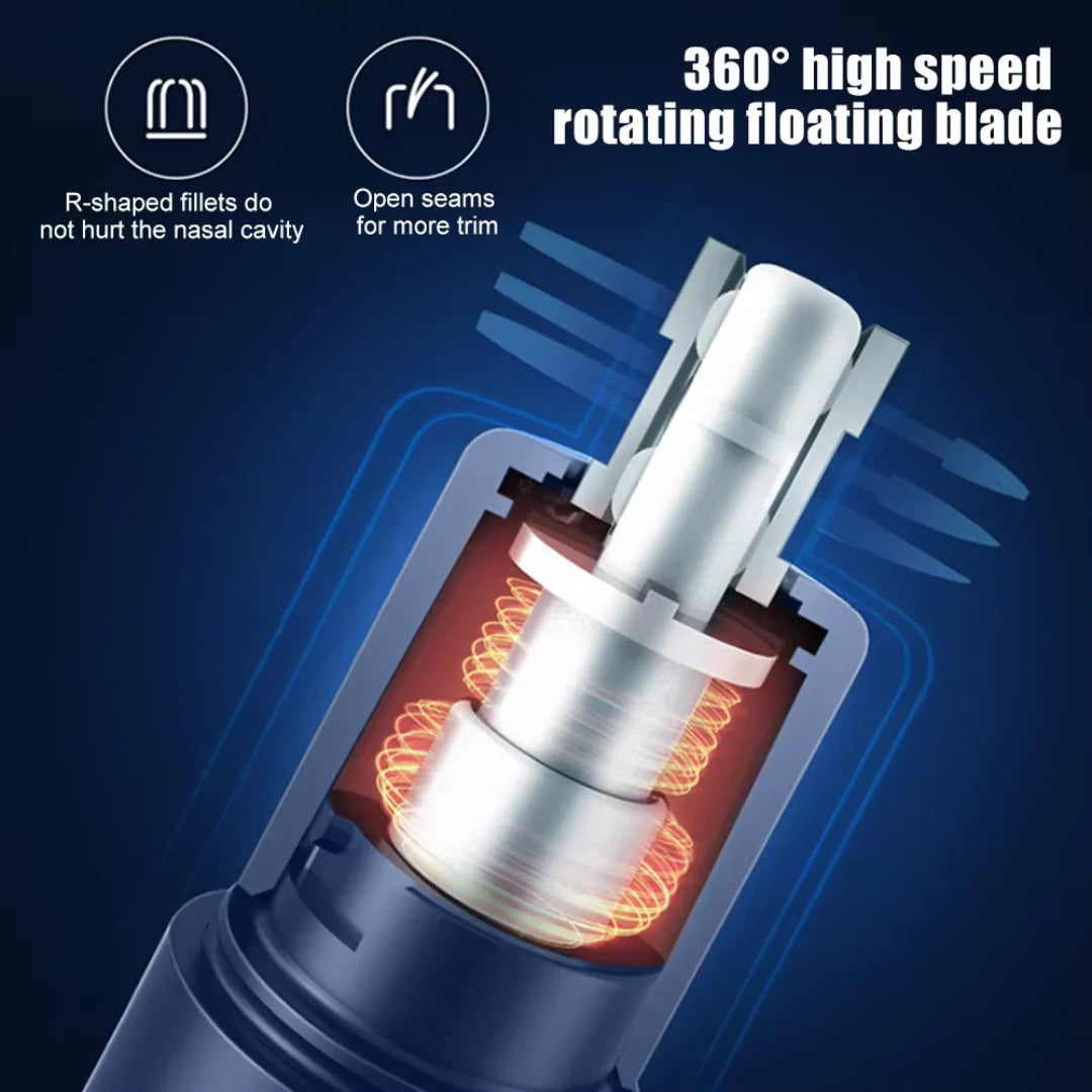 Uppladdningsbar näs- och öronhårstrimmer
