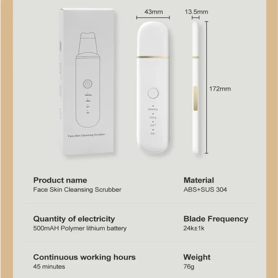 Hautscrubber för djup rengöring