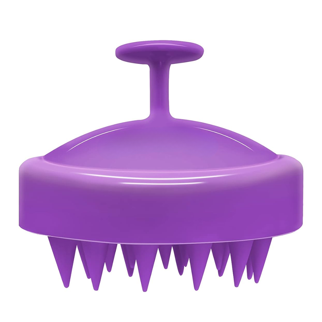 Carvallo Huvudmassageborste Silikon | Främjar Hårväxt & Cirkulation | Anti-Schuppen & Mild Exfolierande