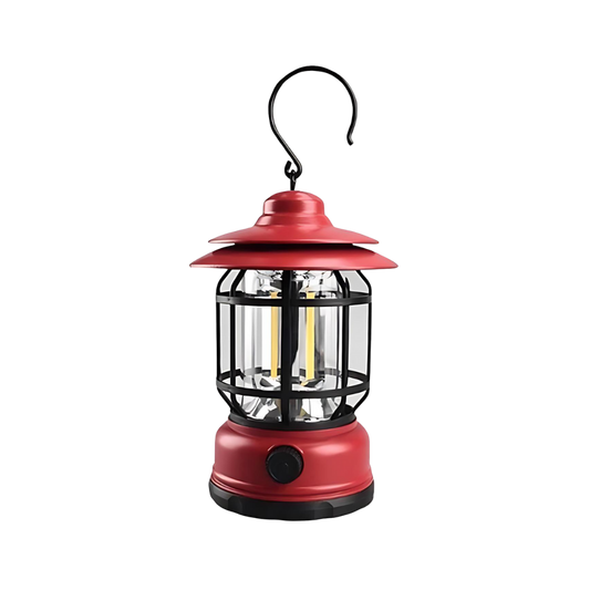 RetroFlame - Vintage LED lykta för utomhusäventyr