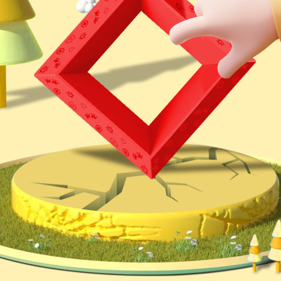 Montessori Pyramid Byggblock Lektsak