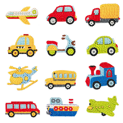 DIY klistermärke tecknad diamantmålning