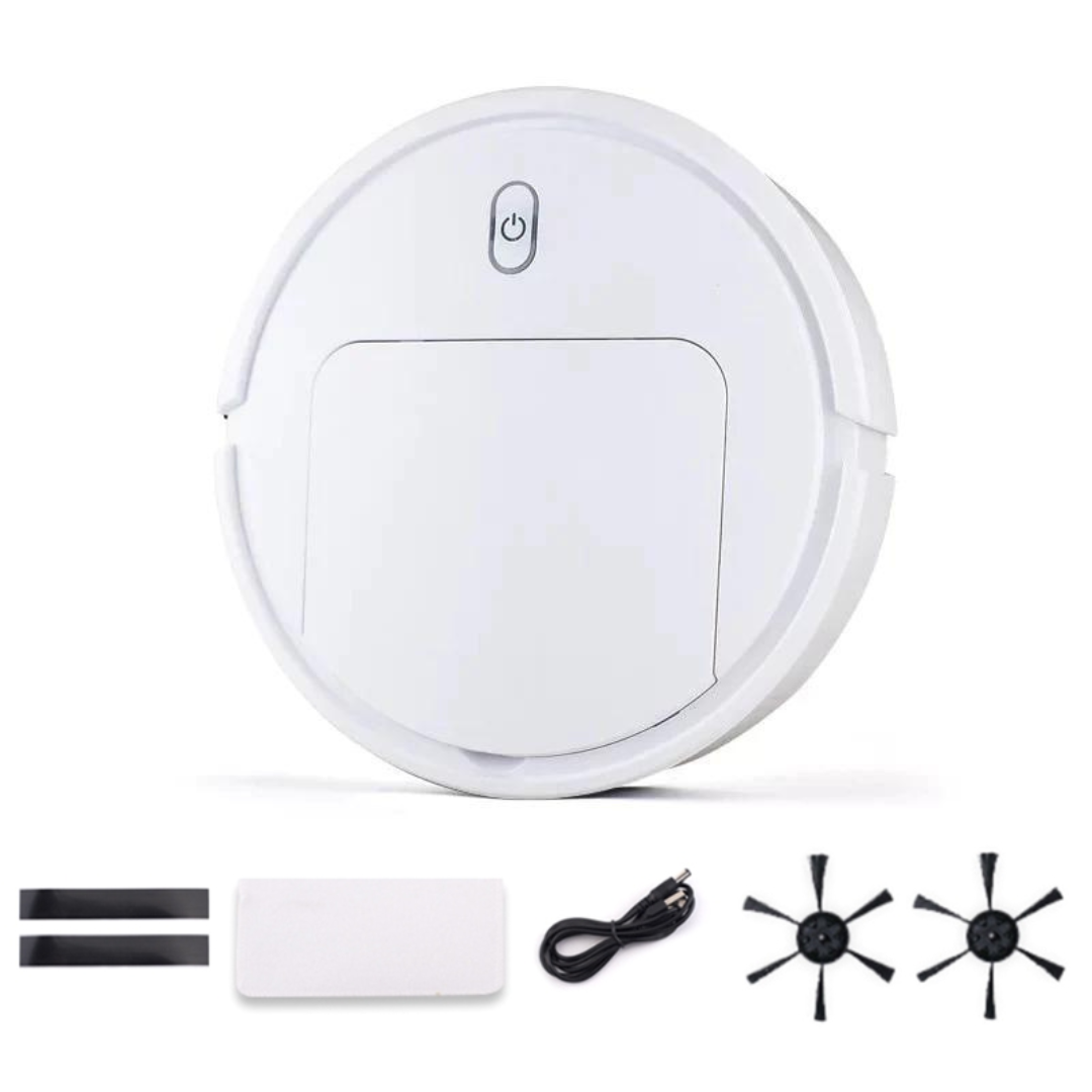 Carvallo S6 Robot Vacuum Cleaner | Compact & Intelligent | For Pet Hair, Hard Floors & Carpets | 2h Runtime