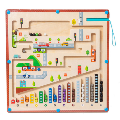 Montessori Magnetiska Labyrinter i Olika Designer