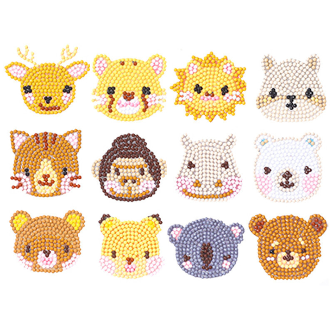 DIY klistermärke tecknad diamantmålning