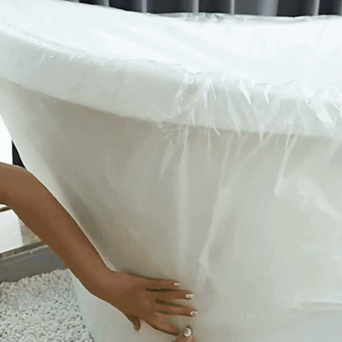 Royallure 10 stycken Engångs Badkar Fodral Påse 102x47 tum för Salong, Hotell & Hemkomfort