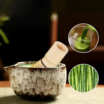 Matcha-te-set – 6-delat tillbehör för traditionell beredning | Hög kvalitet och autentisk