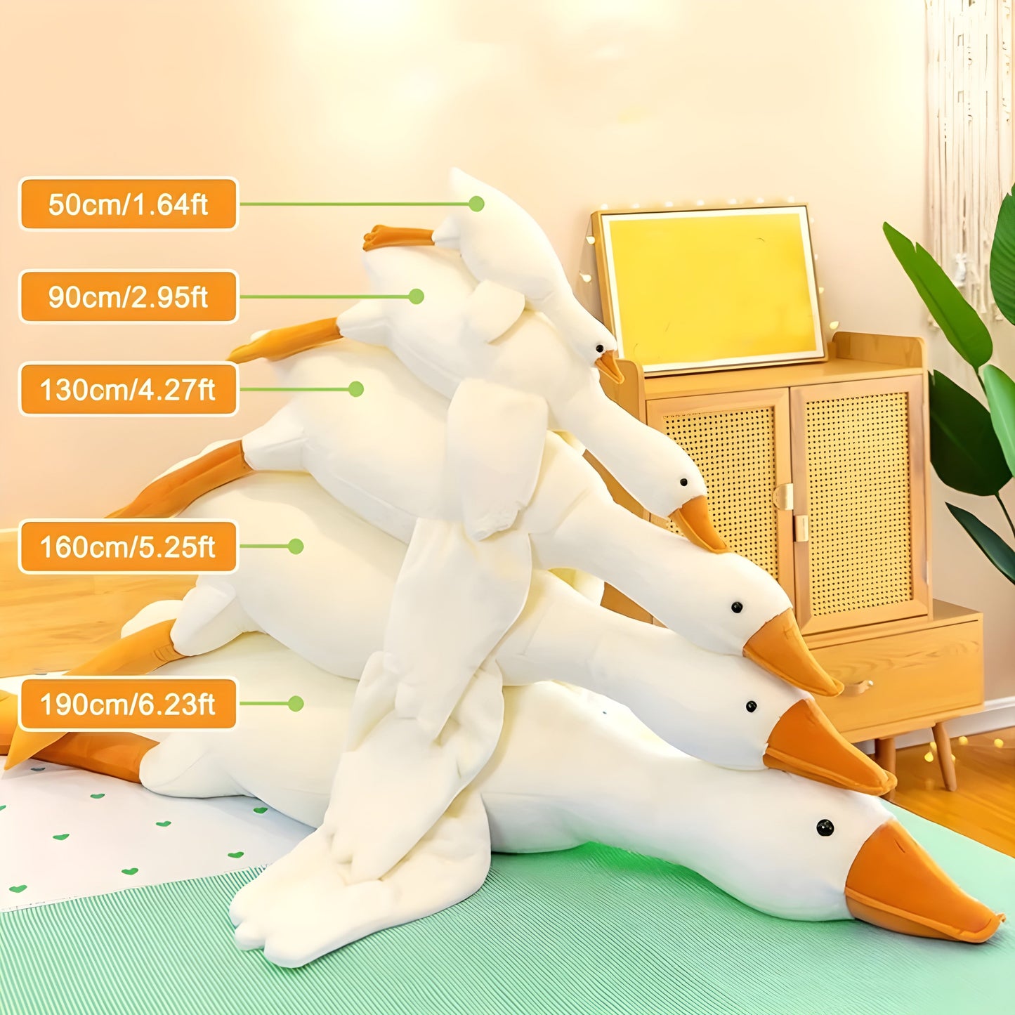 CuddleQuack Plush – Stor ankor-kramdjur-plushfigur