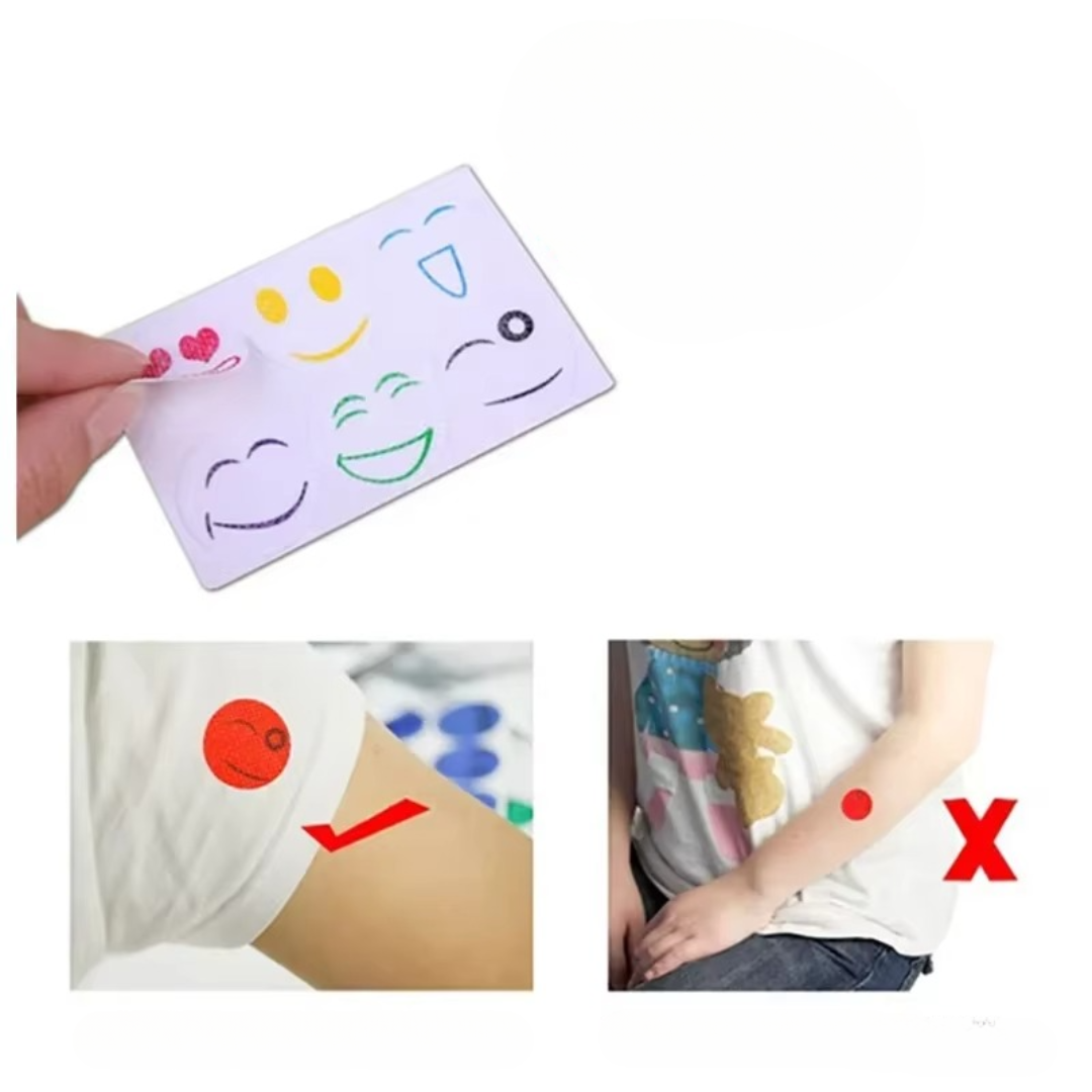 Naturliga myggavvisande klistermärken för barn och bebisar (100 st)