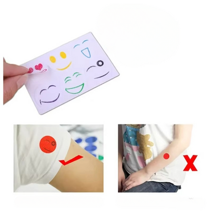 Naturliga myggavvisande klistermärken för barn och bebisar (100 st)