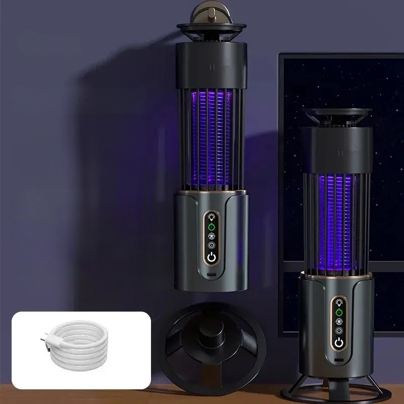 Carvallo mygglampa | USB-laddning &amp; nattljus | 3-stegs timer | För inomhus &amp; utomhus