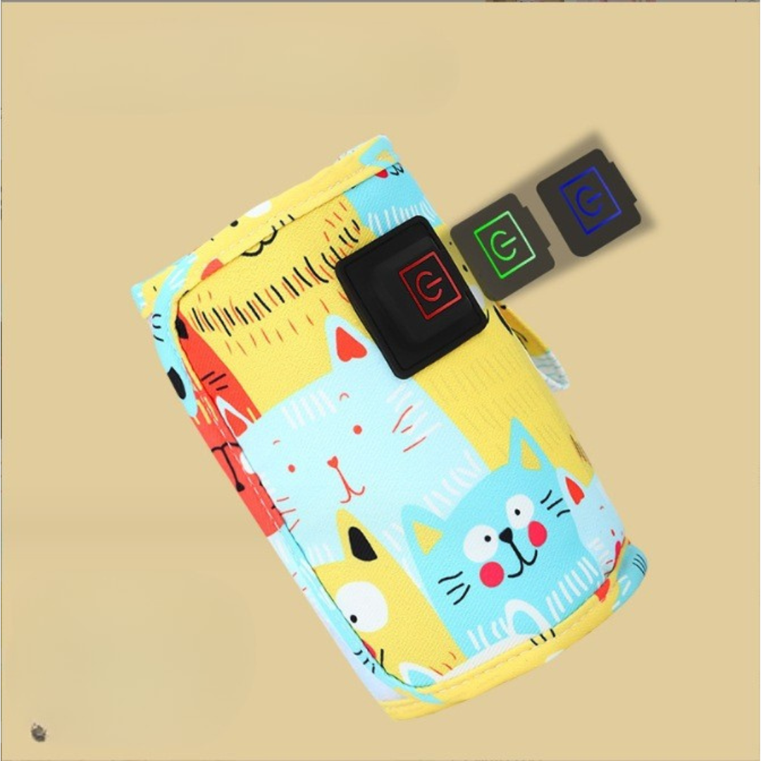 Praktisk flaska värmare för på språng