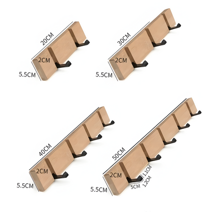 NordicHang Krok – Väggmonterad Träbadkroka