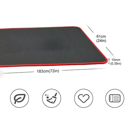 Halkfri yogamatta – Extra tjock och ledvänlig | Idealisk för hemmet och studion