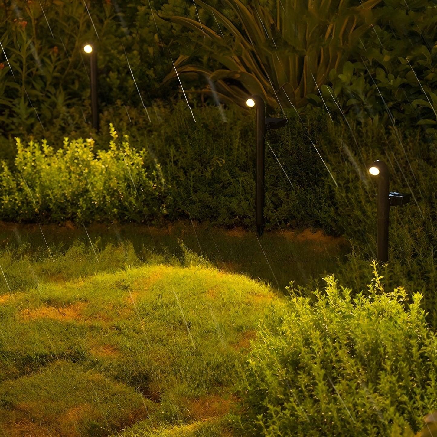 LED Solarlampor för trädgården – Dekorativ väg belysning för gård och uppfart