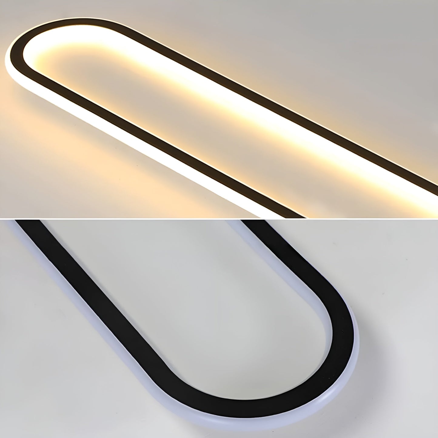 LED-taklamps i oval form – Elegant modern design för hall och entréområde