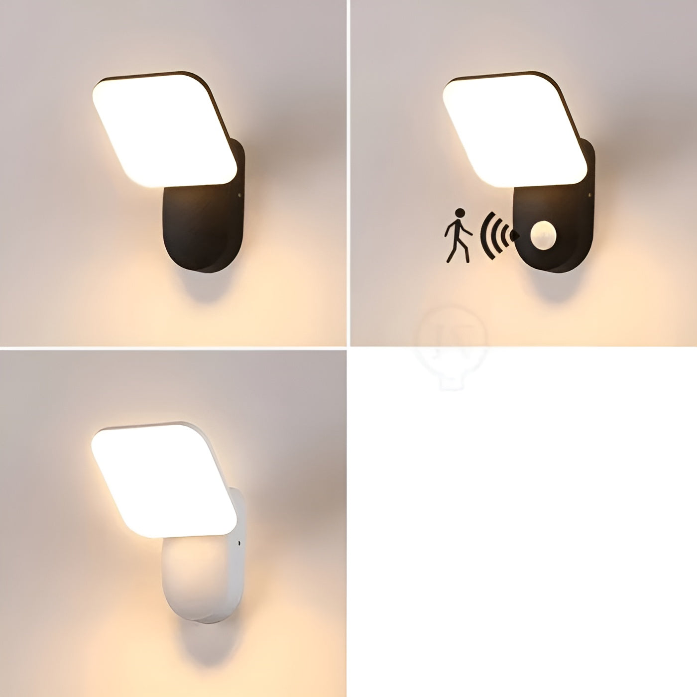 LED-vägglampa med rörelsesensor – Automatisk belysning för inomhus och utomhus