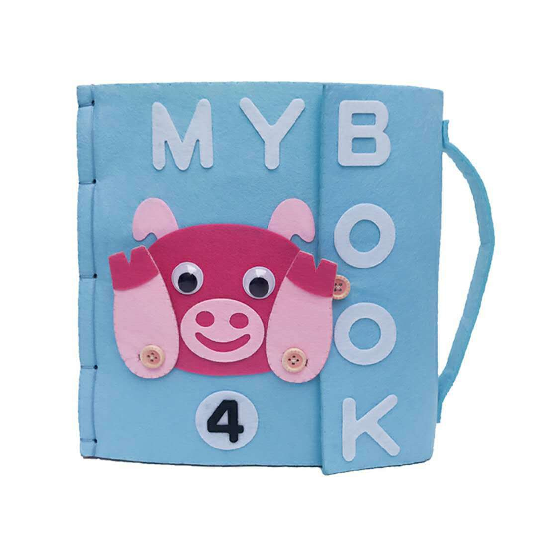 Montessori Aktivitetsböcker Gjorda av Nålfilt