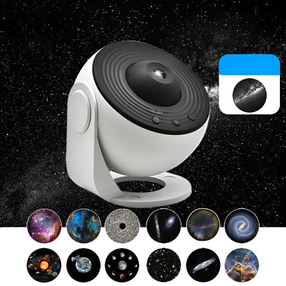 Projektorljus med 13 effekter – stjärnhimmel &amp; galax | Stämningsfull nattlampa för sovrummet