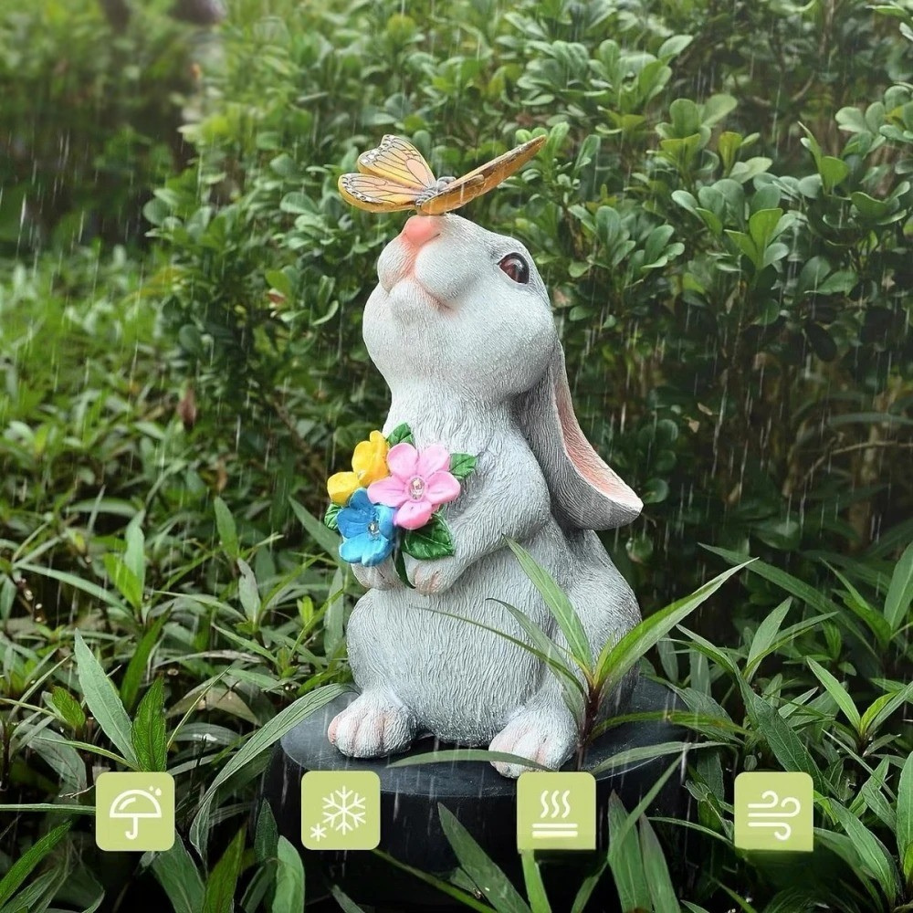 GlowHopper Light - Solarbjörnstaty LED-lampa