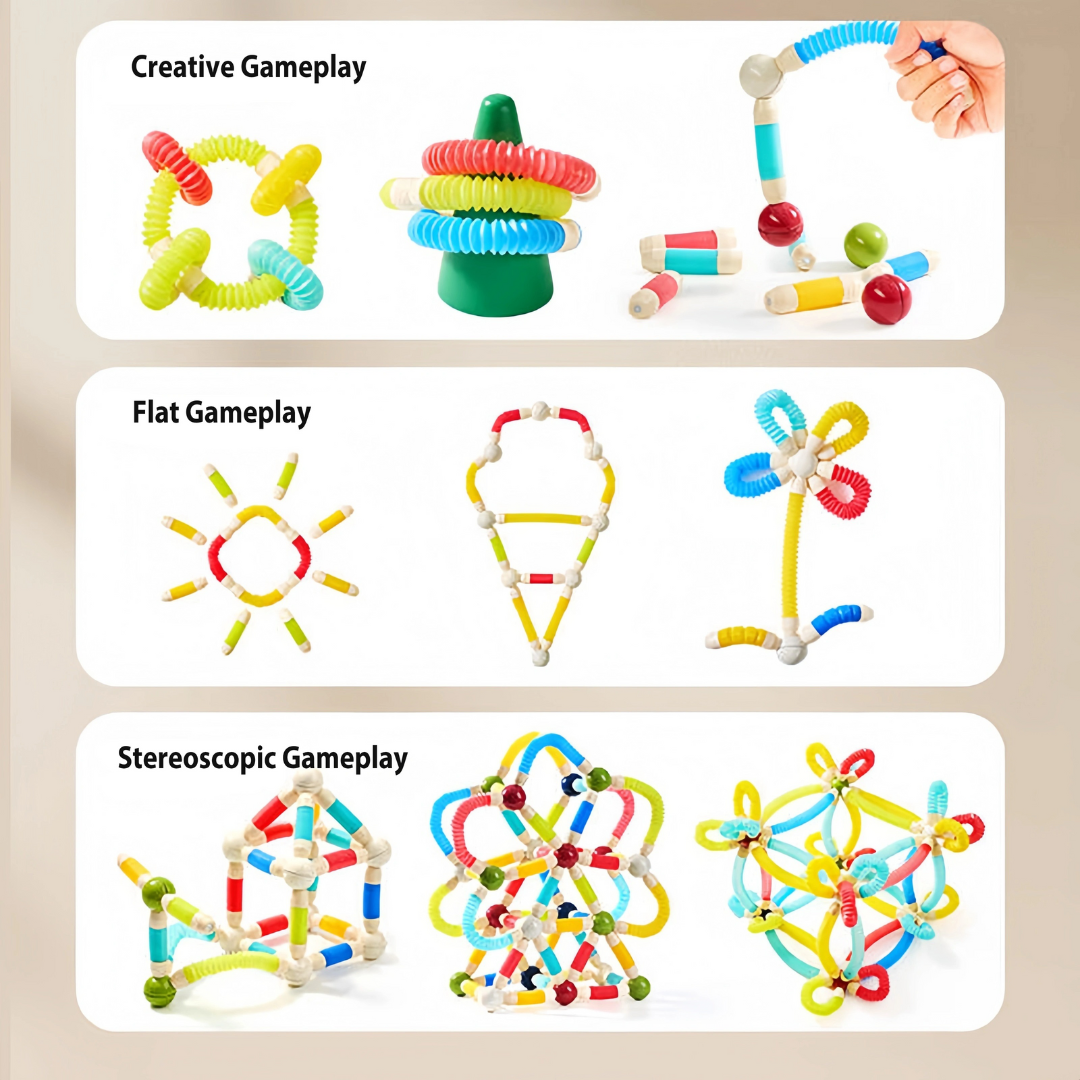 Montessori Formbara Magnetiska Block