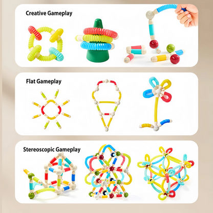 Montessori Formbara Magnetiska Block