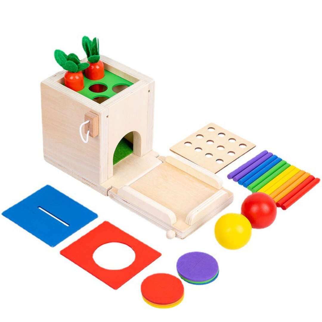 5i1 Montessori Lärande Leksakset Tillverkat av Trä