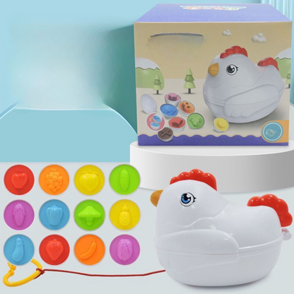 Färg form utbildningsleksak äggskal