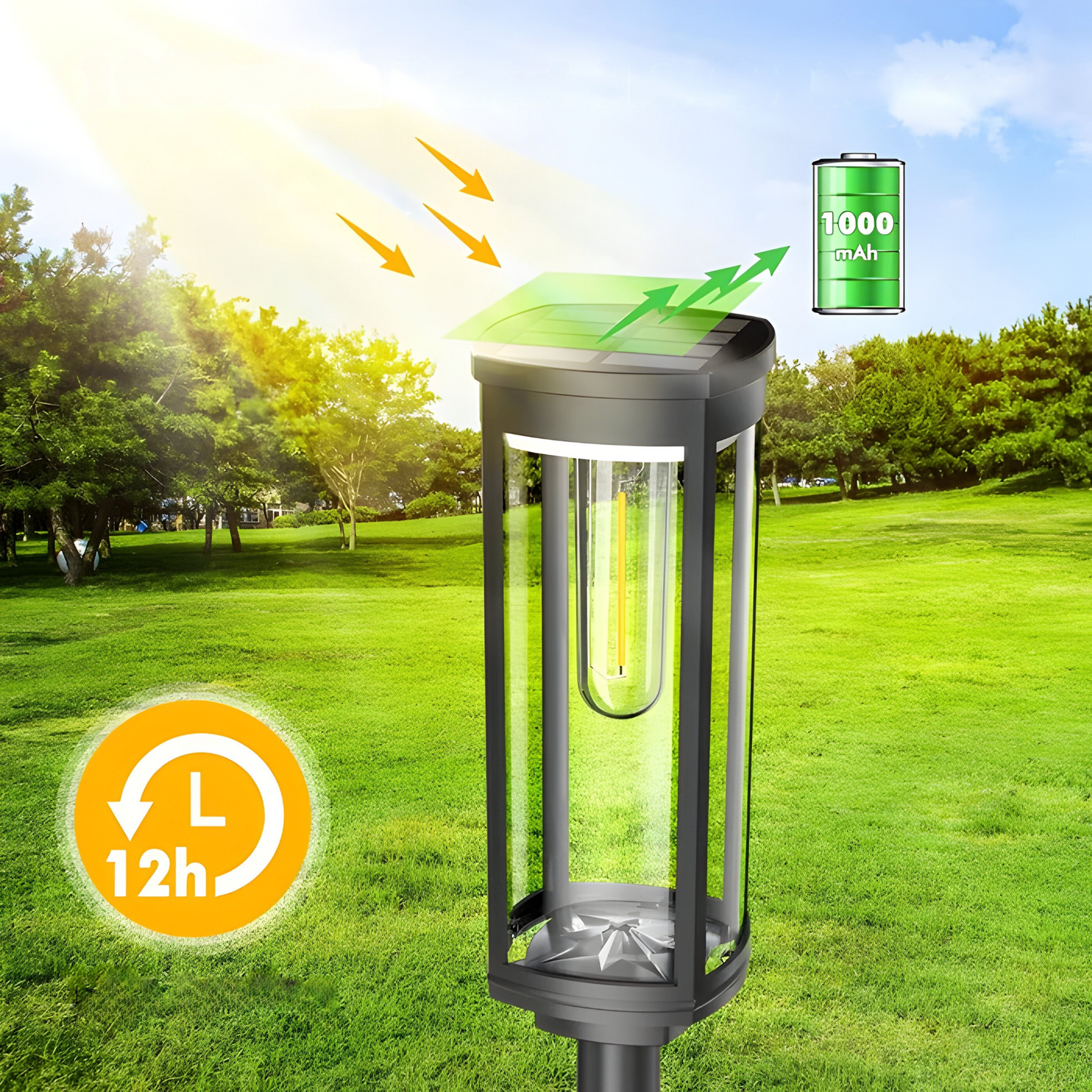 BrightBound Light – Solcellsdrivna LED-trädgårdslampor för utomhusbruk