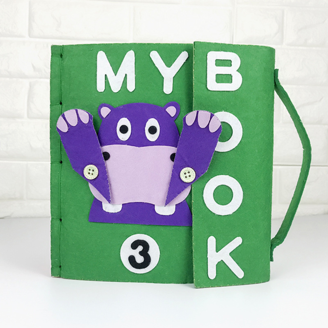 Montessori Aktivitetsböcker Gjorda av Nålfilt