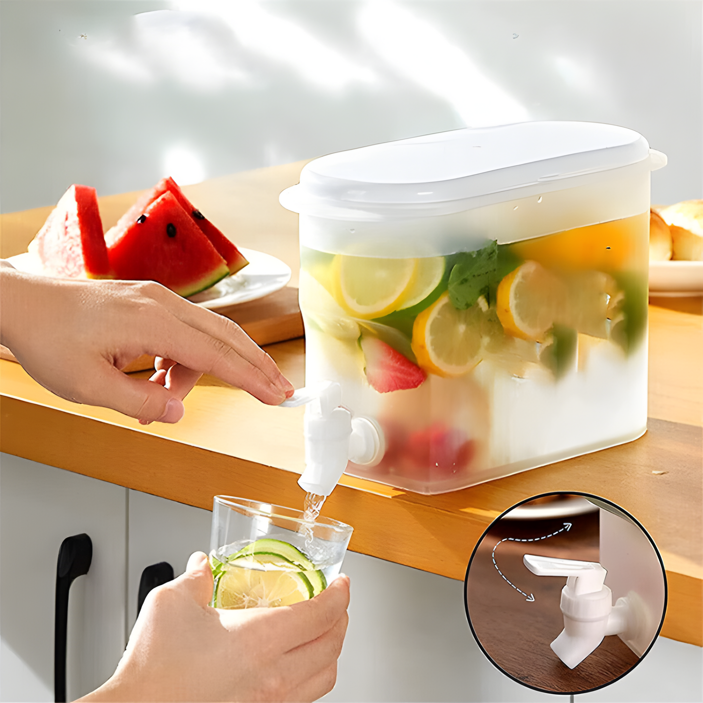 Carvallo | ChillTap – Fräschör från kylskåpet, utan stänk