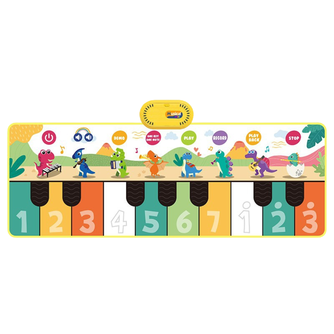 Musikaliskt piano lekmatta