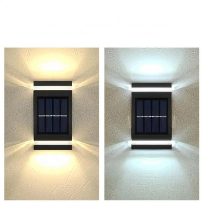 AuraSolar Light - Vattentät soldriven vägglampa
